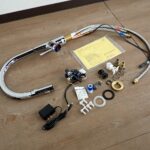 タッチレスハンドシャワー KVK KM6071ETK ケーブイケー シングルレバー式混合水栓 シャワーヘッド キッチン