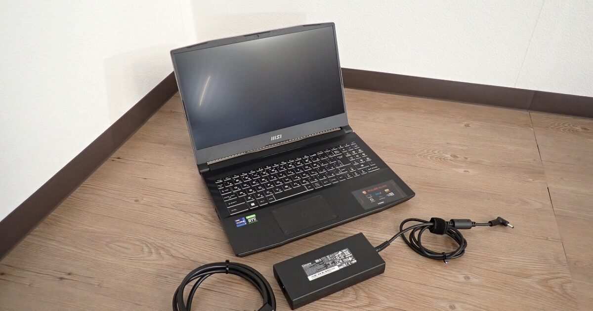 ゲーミングPC MSI PULSE-GL66-12UGK-815JP MS-1583 Win11 Pro Core i9-12900H メモリ 32GB SSD 1TB GeForce RTX 3070 15.6インチ