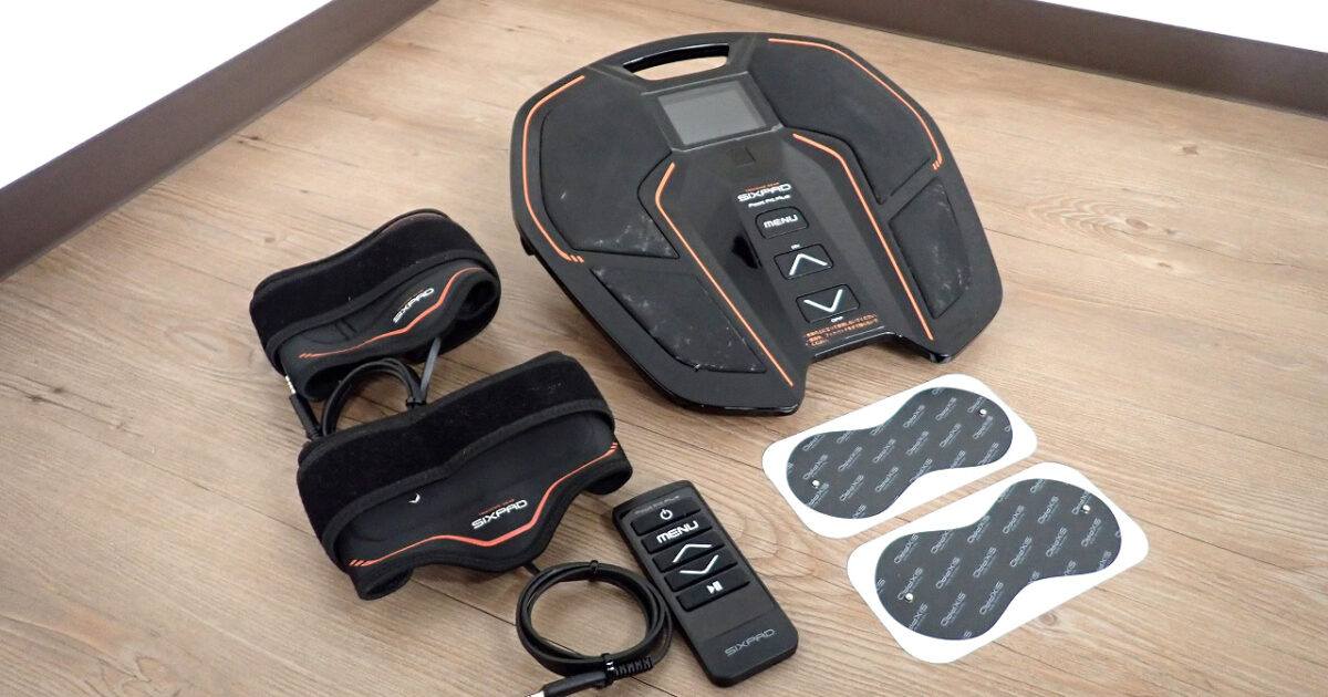 EMS腹筋ベルト MTG SE-AG00A SIXPAD Foot Fit Plus2 エムティージー フットフィットプラス シックスパッド 足用 トレーニング 筋トレ
