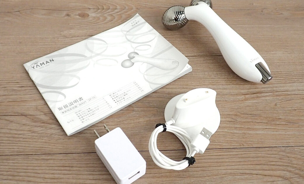 フェイスケア YA-MAN EP-15W WAVY ヤーマン ウェイビー WAVY ボディ フェイス 4Dドレナージュ 美容器 エステ 防水 4段階切替 ホワイト
