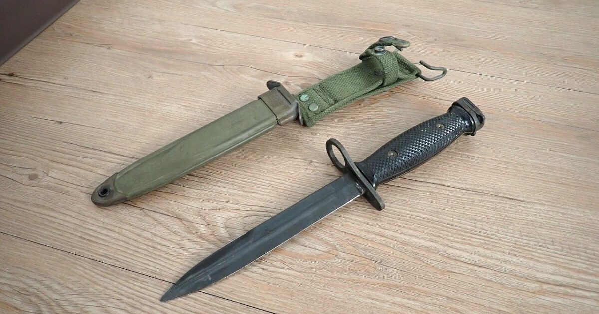 U.S M8A1 PWH US 米軍 バヨネット 銃剣 スカバード 観賞用 全長31cm