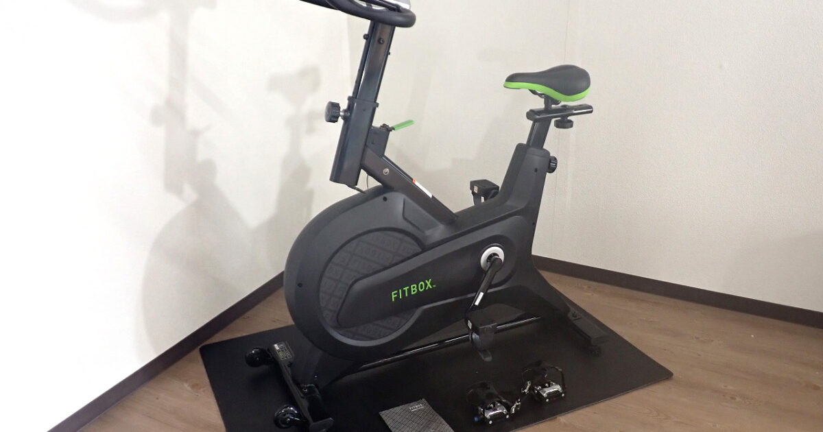 エアロバイク FITBOX FBX-002B_01 フィットボックス 第3世代 トレーニング エクササイズ ブラック 静音 ダイエット