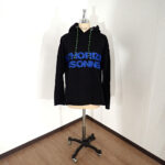 パーカー VELL BECK VB-181-001 ヴェルベック HOODIE XLサイズ ビッグ 英字 プルオーバー カジュアル ブルー ブラック 青 黒