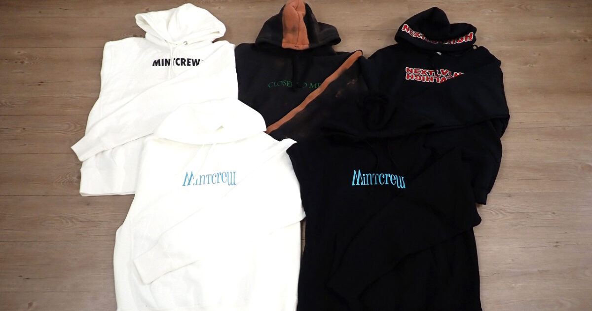 パーカー Mサイズ5着 NEXT LV HIGH MINTCREW EV-181-010 MC-20008 MC-202-11 HOOCLTM ネクストレベルハイ ミントクルー レディース