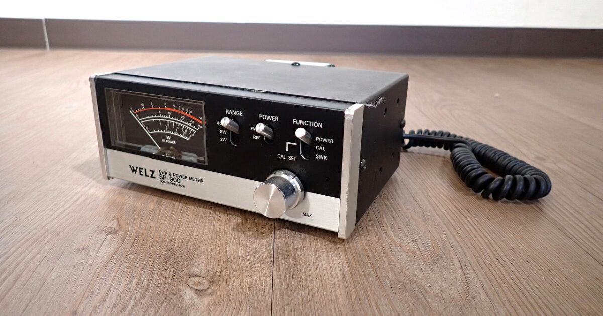パワー計 WELZ SP-900 ウェルツ 800～960MHz SWR&POWER計 アマチュア無線 アンテナチューナー パーソナル無線