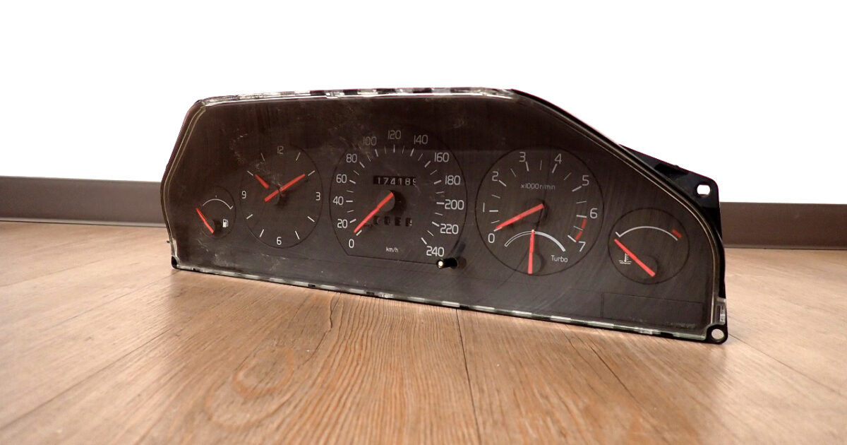 計器 YAZAKI METER 3544051 769903-101 矢崎計器 Volvo 740 スピードメーター タコメーター ボルボ 速度計 回転計