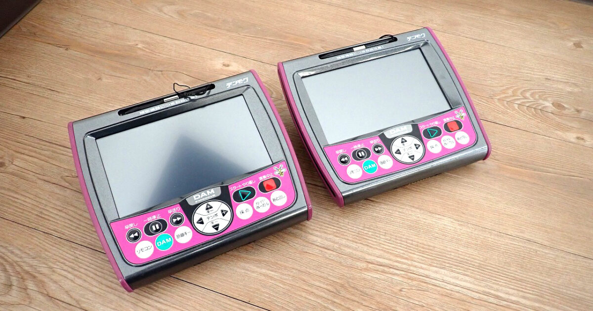 デンモク 2台セット DAIICHIKOSHO PM600zB 第一興商 業務用カラオケ機器 7.0インチワイド TFTフルカラータッチパネル DAM