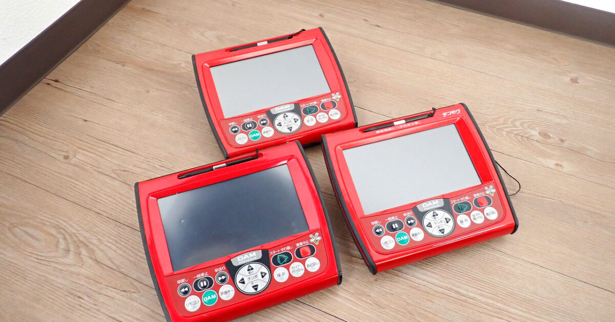 デンモク 3台セット DAIICHIKOSHO PM300zB 第一興商 業務用カラオケ機器 7.0インチワイド TFTフルカラータッチパネル DAM
