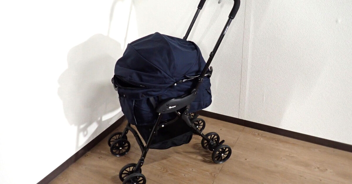 ペットカート COMPET ミリミリライト アルファ EG ロングD コムペット ネイビー milimili lite α ペットバギー キャリー 12kgまで