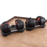 アジャスタブルダンベル ペア WILD FIT M7AD-1S ワイルドフィット 2本セット 可変式 2.5～24kg 15段階調節 W430mm 筋トレ