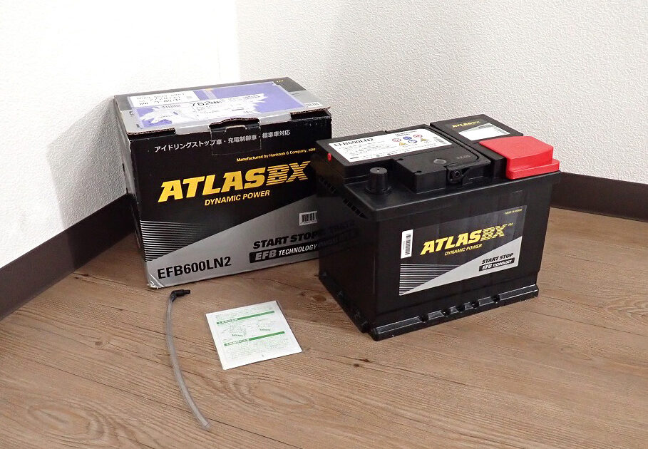 EN ISSバッテリー ATLASBX EFB600LN2 アトラスビーエックス Volkswagen ルポ フォルクスワーゲン GH-6XBBY