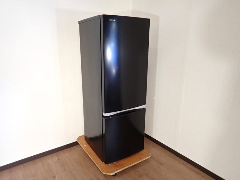 冷凍冷蔵庫 TOSHIBA GR-R17BS 東芝 170L 冷凍室43L セミマットブラック 右開き 幅479×奥行582×高さ1369mm 自動霜取り