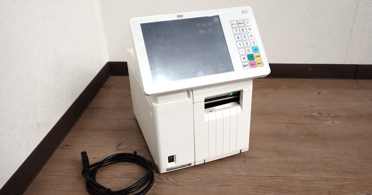 ラベルプリンター TEC KP-70-S 東芝テック 定額ラベル 食品 省電力 100V 業務用 店舗用品