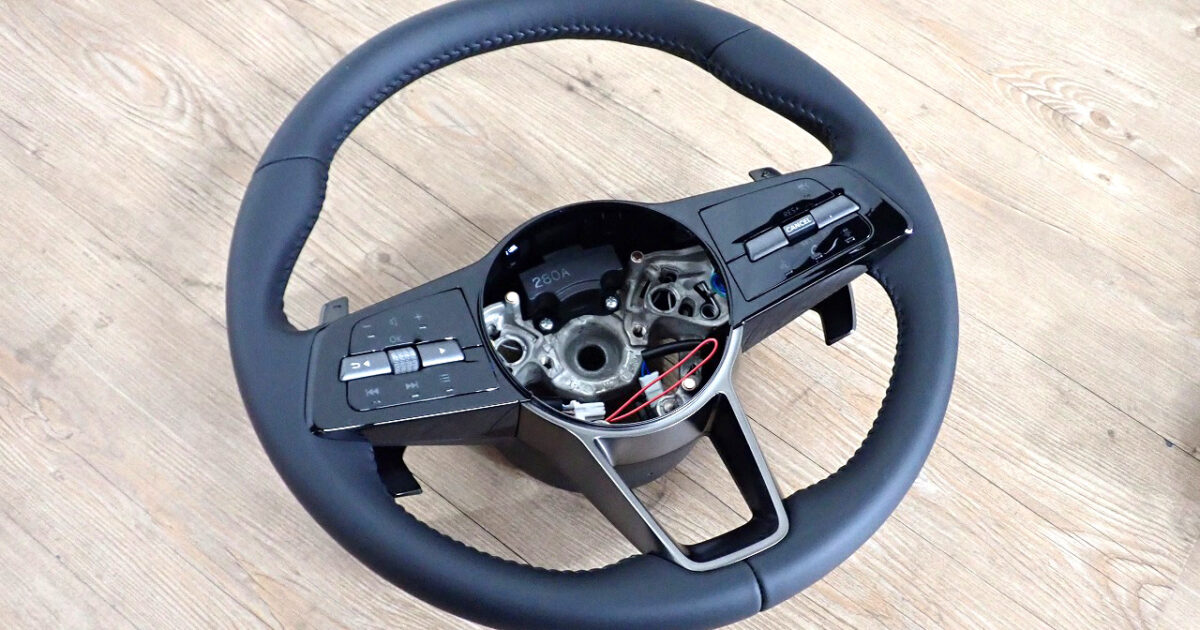 ステアリング NISSAN フェアレディZ 日産 パドルシフト 構成部品 新車外し 純正 純正 レザー 新車外し ハンドル FAIRLADY Z
