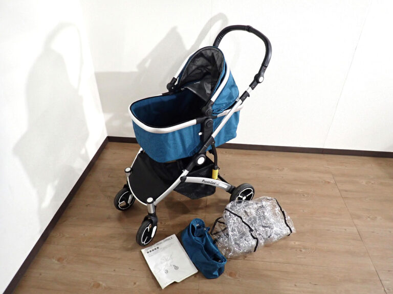 ペットカート Piccolo Cane CARINO II ピッコロカーネ カリーノツー 小型犬 ブルー ペットバギー ペットストローラー 折り畳み式