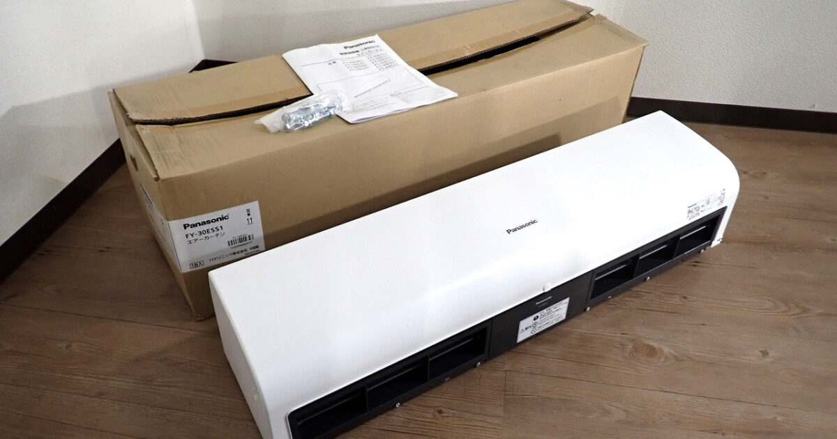 エアーカーテン Panasonic FY-30ESS1 パナソニック 90cm幅 単相100V 標準取付有効高さ3m 換気扇 冷暖気の遮断 虫侵入の遮断　