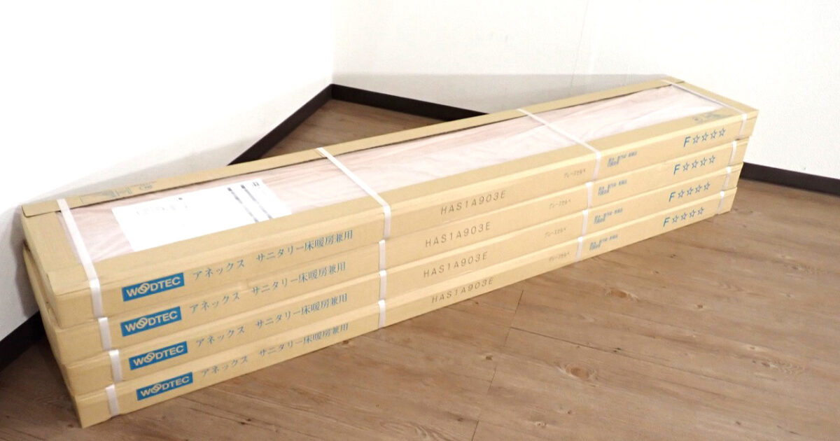 フローリング WOODTEC HAS1A903E 朝日ウッドテック アネックス サニタリー グレースセルペ柄 303mm 4ケースセット 8.52畳