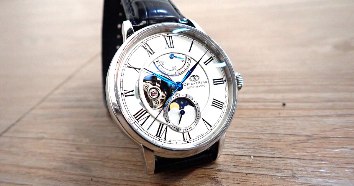 自動巻き腕時計 ORIENT STAR RK-AY0101S オリエントスター F7 メカニカルムーンフェイズ F7 Mechanical Moon Phase 機械式 メンズ