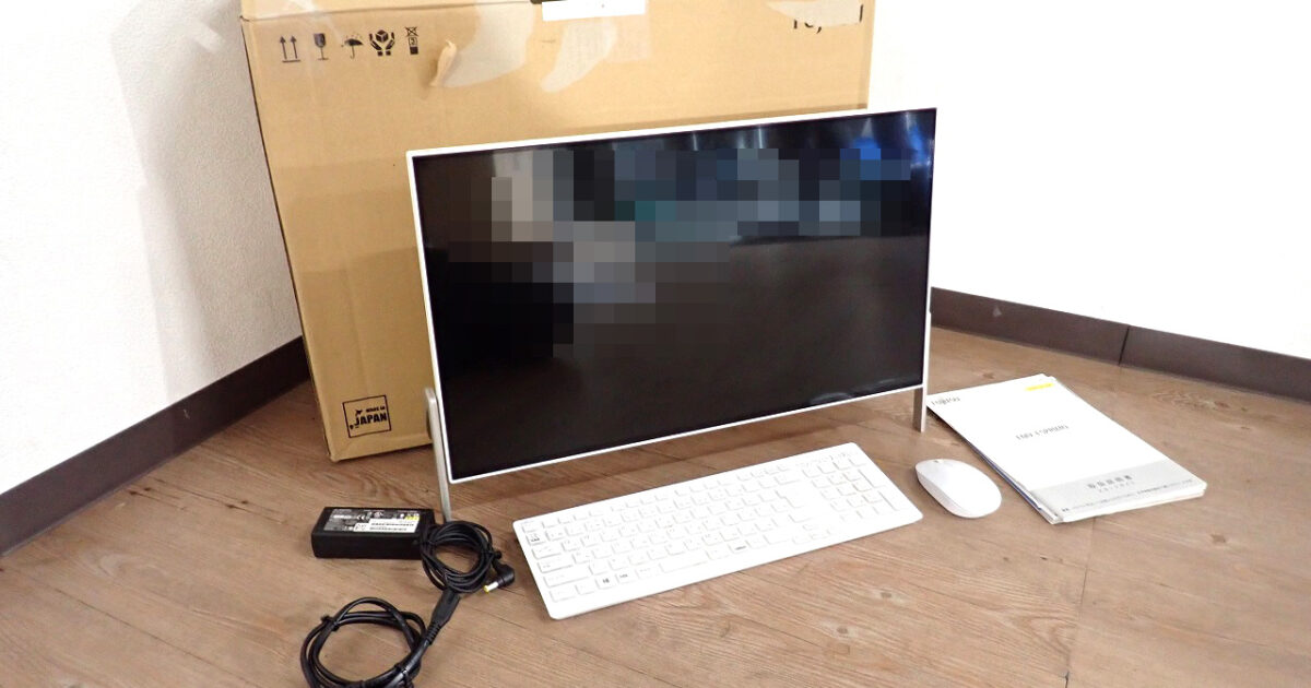 デスクトップPC FUJITSU FMVF70E1W 富士通 パソコン モニター一体型 ディスプレイ一体型 一体型パソコン 23.8型 SSD512GB メモリ8GB