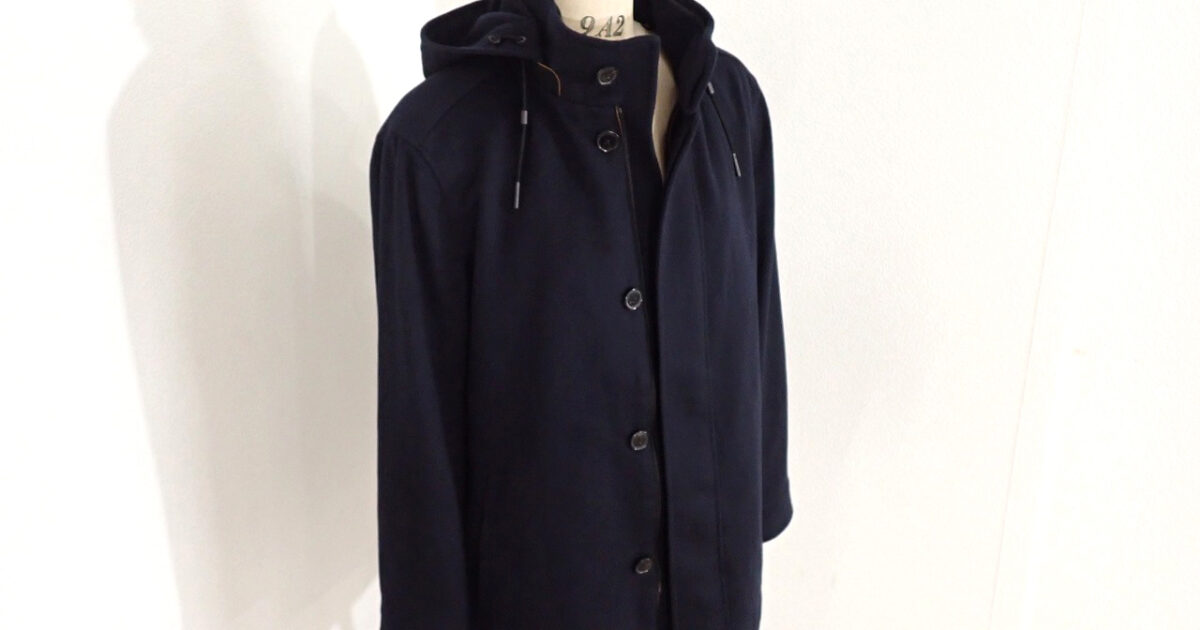 メンズ コート Ermenegildo Zegna エルメネジルド ゼニア ジャケット アウター 175/92A Lサイズ 紺 ネイビー 上着