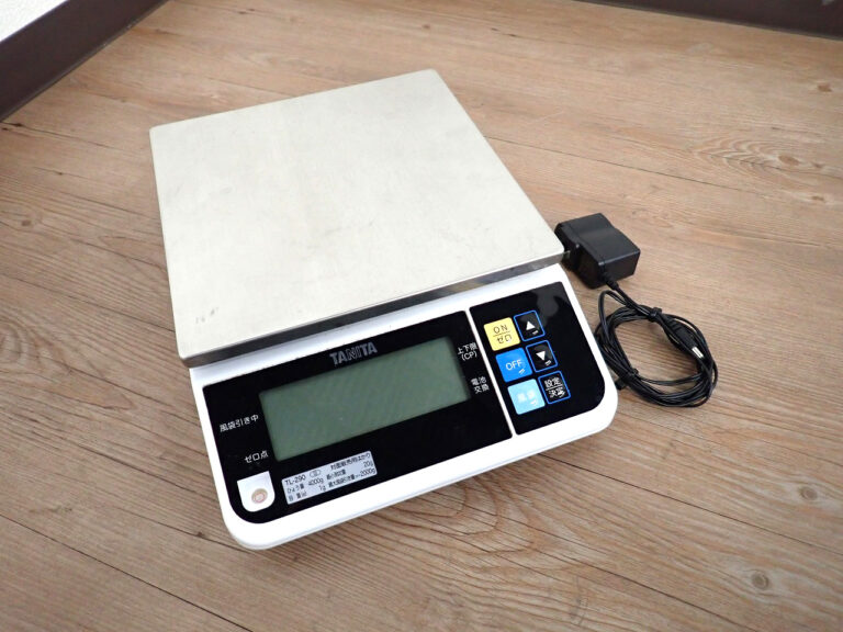 デジタルスケール TANITA TL-290 タニタ ACアダプター ステンレス皿付き ひょう量 4000g 対面販売用はかり 両面表示