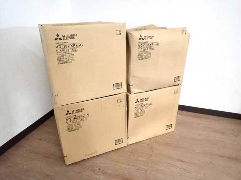 換気扇 MITUBISHI VD-18ZXP13-C 三菱電機 4台セット ロスナイ ダクト用 天井埋込形 インテリア格子タイプ 単相 100V 業務用