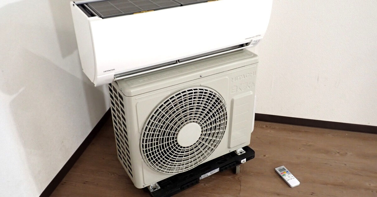 ルームエアコン HITACHI RAS-HM22H RAC-HM22H 日立製作所 白くまくん 6畳用 壁掛け型 単相100V 2.2kW 冷暖房 室内機 室外機