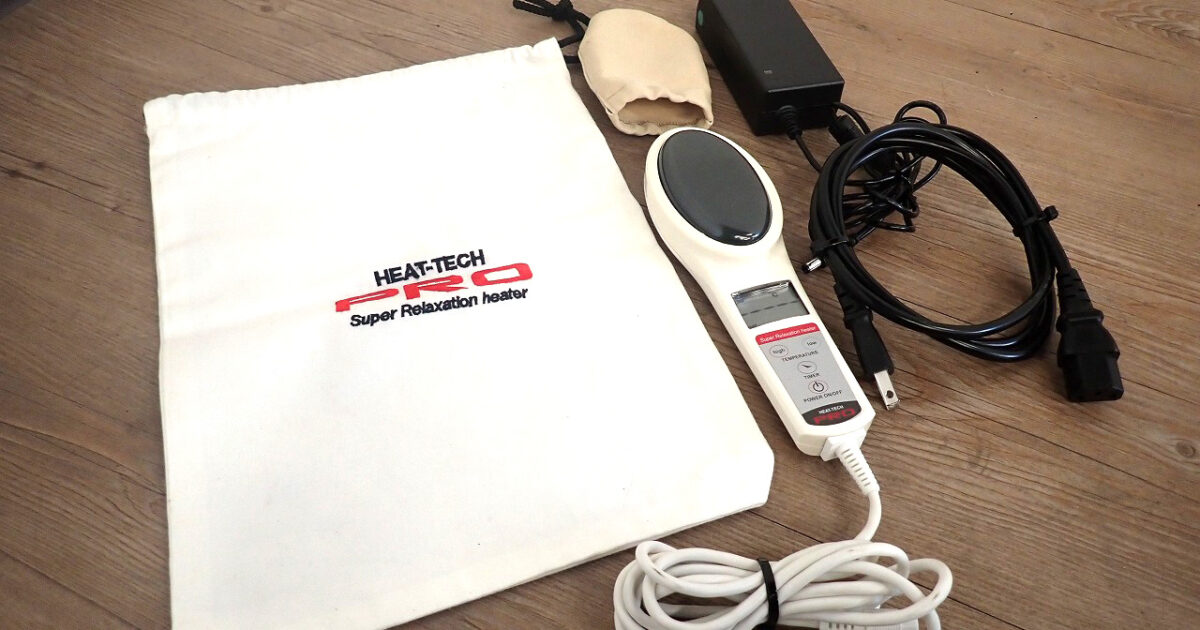 高性能温熱器 MIND FITNESS HEAT-TECH PRO Super Relaxation heater マインドフィットネス 巾着ケース付 ホルミシス温熱器