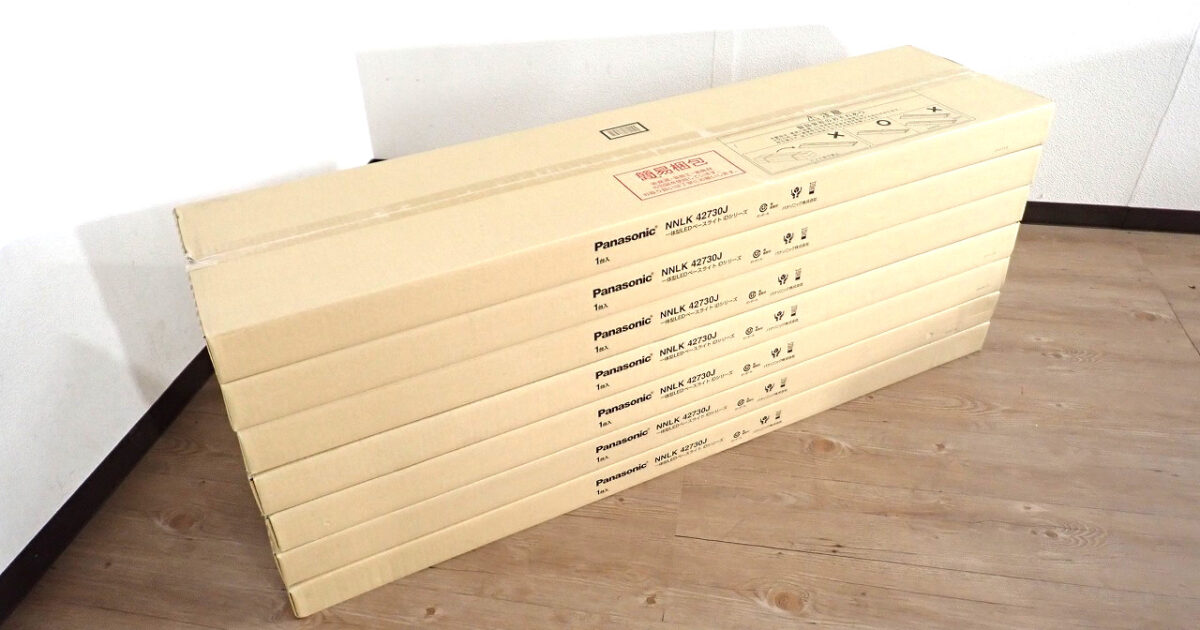 ベースライト本体 7個セット Panasonic NNLK42730J パナソニック 40形 照明器具 施設用照明器具 埋め込み寸法300×1257mm