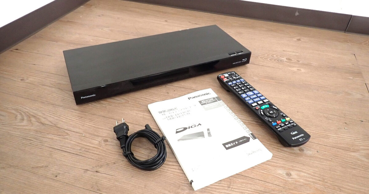 ブルーレイレコーダー Panasonic DMR-BRT1030 パナソニック DIGA おうちクラウドディーガ ブルーレイディスクレコーダー