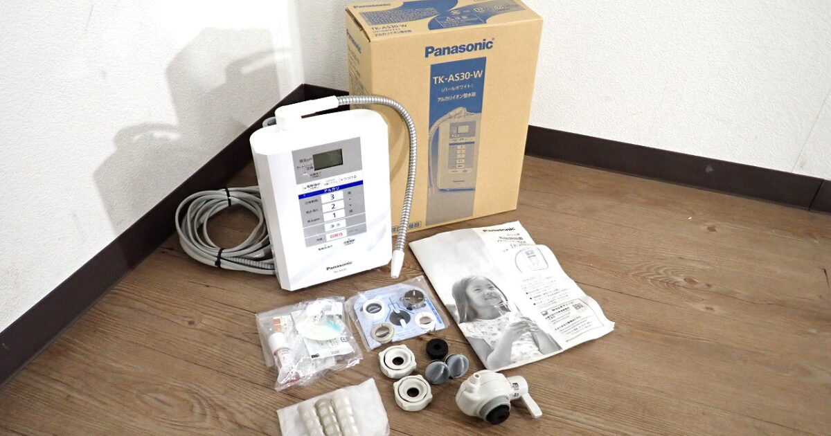 アルカリイオン整水器 Panasonic TK-AS30-W パナソニック パールホワイト 浄水器 家庭用医療機器認証品 コンパクトモデル