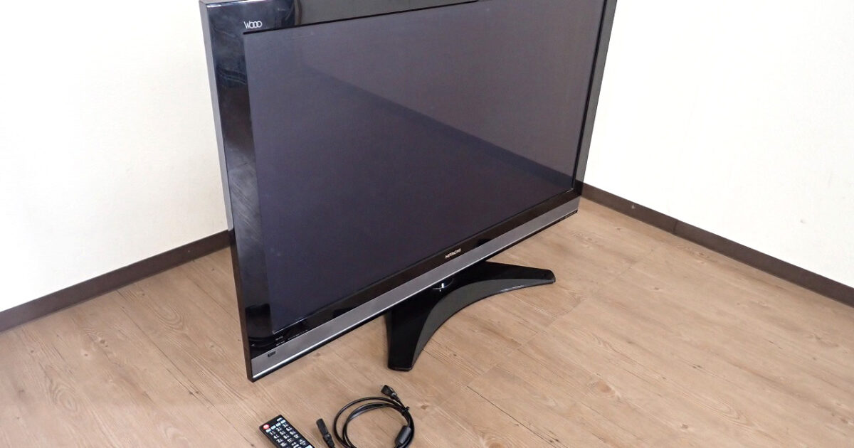 プラズマテレビ HITACHI P50-XP05 日立製作所 50インチ ダブル録画 裏番組 フルHD BS CS 100V ブラック TV 画素数 1920×1080