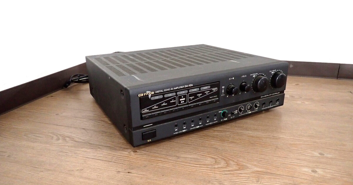カラオケアンプ BMB DA-X2s ビーエムビー 80W×80W 420×130×399ｍｍ 100V デジタルエコーAVアンプ カラオケ用機器