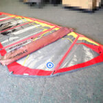 ウィンドサーフィン セイル COMBAT 4.7 コンバット ケース付 BOOM:161-165cm LUFF:432-434cm マリンスポーツ レジャー