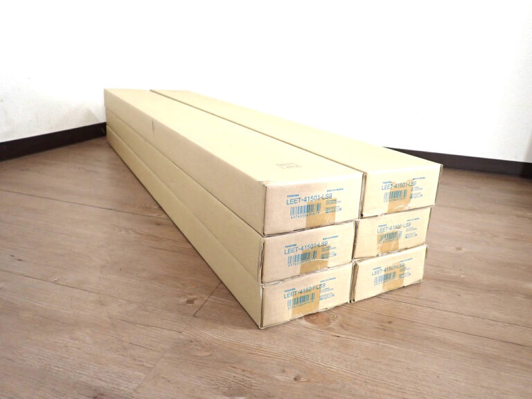 照明器具 TOSHIBA LEET-41501-LS9 東芝 6台セット LEDベースライト 本体のみ 100V～242V TENQOO 直付40形 反射笠
