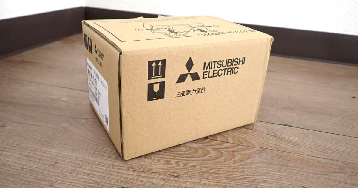 普通電力量計 MITSUBISHI M8FM-S1R 3P3W 200V 250A 60Hz 三菱電機 電力管理用計器 三相3線式 発信装置・逆電流計量防止機能付