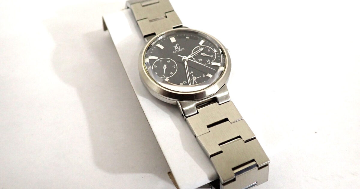 腕時計 CITIZEN XCP38-8002 SS シチズン xC クロスシー サファイアガラス 防水 レディース シルバー 銀 ブラック ラウンド ウォッチ