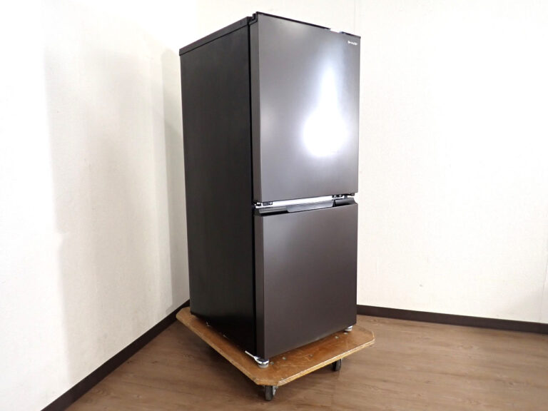 冷蔵庫 SHARP SJ-D15H-H シャープ 冷凍庫 2ドア 152L 100V つけかえどっちもドア 右開き 左開き マットダークグレー 電化製品