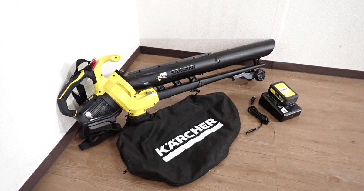 ブロアバキューム KARCHER BLV 18-200 ケルヒャー バッテリー・充電器付 18V 送風機 吸い込み ブロワー ブロアー 掃除機 落ち葉 枯葉