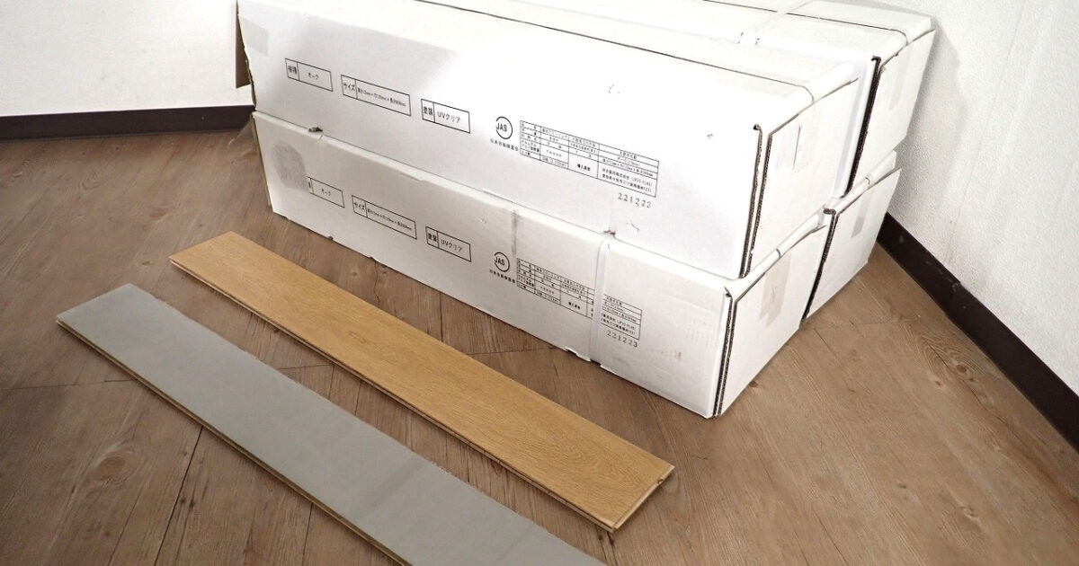 フローリング KAWAI オーク 河合製巧 120×909mm 30枚入 4ケース 8.46畳 直張用 ブラウン ベージュ 木目 フロア材 床材 DIY