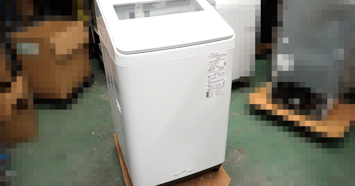 全自動洗濯機 Panasonic NA-FA10K1-W パナソニック 10kg 100V 洗剤 柔軟剤 自動投入 次亜除菌コース 簡易乾燥 ホワイト 23年製