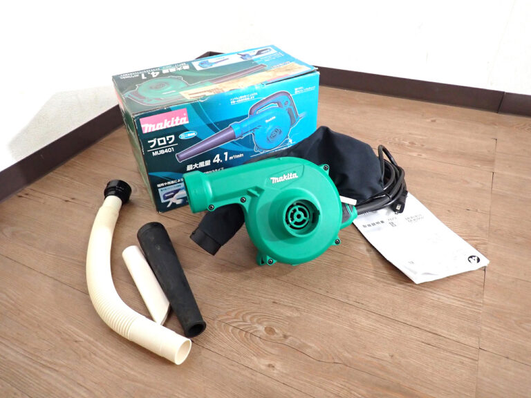 ブロワ makita MUB401 マキタ 充電式 電源コード式 送風機 集塵 集じん 吹き飛ばし 掃除 清掃 ハンドベルト 風速:91m/s