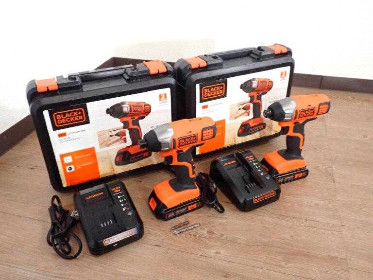 インパクトドライバー BLACK＆DECKER BPCI18 BL1518N N520989 ブラック＆デッカー 2台 バッテリー 充電器 18V コードレス DIY 工具