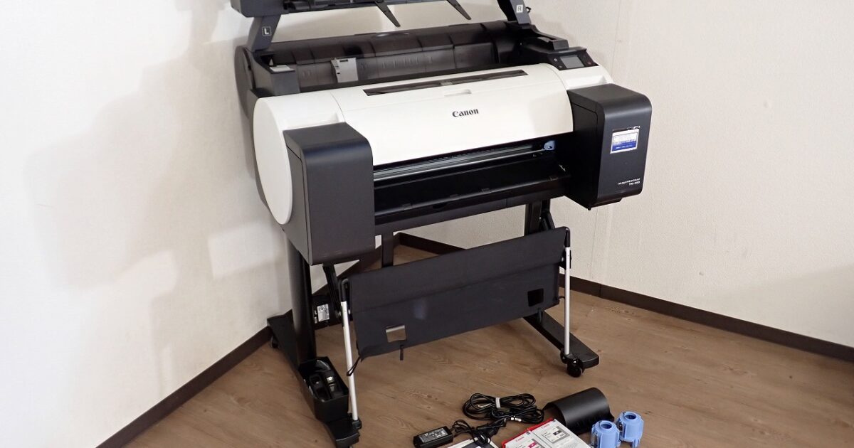 プロッター Canon TM-200 UD56T PFI-320M PFI-320BK キャノン 大判 インクジェットプリンター A1ノビ対応 スタンド 純正インク