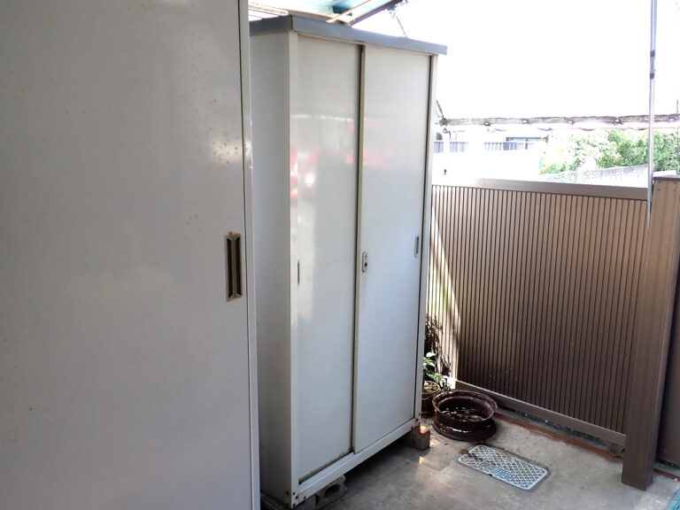物置 KEIYO KY03-019 ケーヨー 耐荷重 棚版 25kg 底板 100kg スチール 小型 鍵付き ホワイト 倉庫 収納 屋外