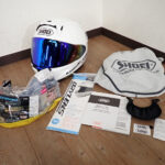 ヘルメット SHOEI X-Fifteen ホワイト Lサイズ 59-60cm ショウエイ フルフェイス エックスフィフティーン ケース付き バイク レース