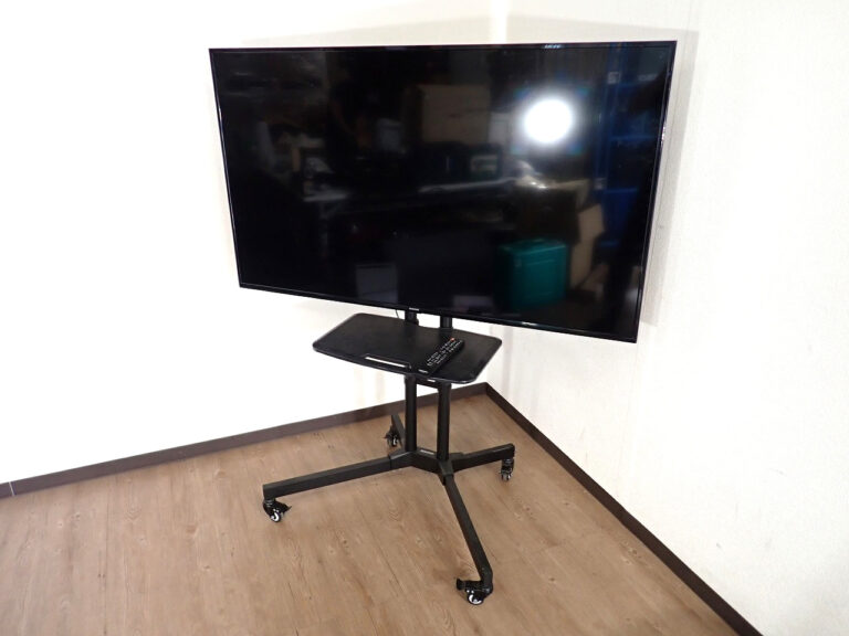 液晶テレビ IRIS OHYAMA 55UB10P アイリスオーヤマ TV台付き スタンド 4K対応 55インチ LEDバックライト 裏番組録画 HDD録画 省エネ