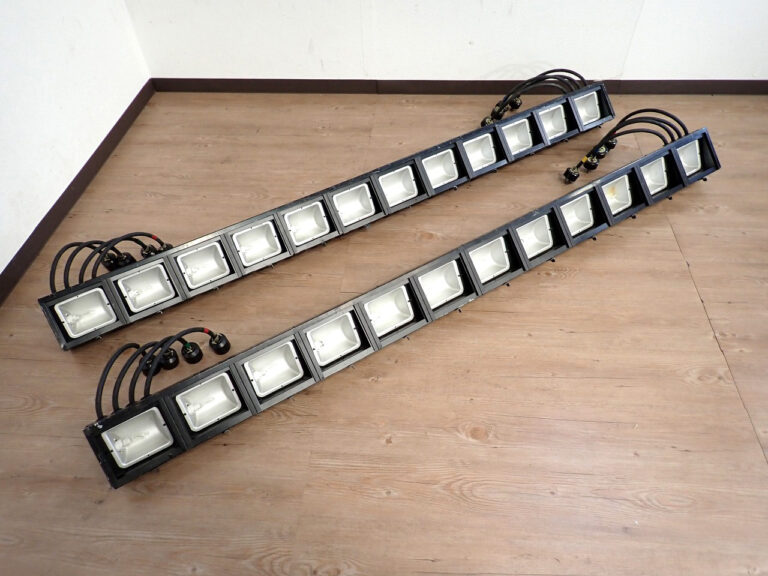 舞台照明器具 電球付 National NQ32 NQ37072B ナショナル 24台 100V フィルターホルダー24枚 ミニハロゲン17個 スポットライト