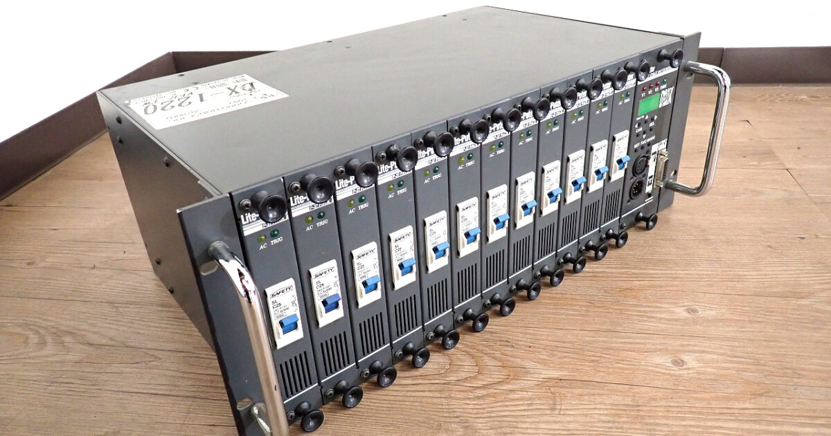 調光ユニット Lite-Puter DP-5 DX-1220 ライトピューター 100-240V ディマーユニット DMX ビームテック 調光機 照明 舞台演出