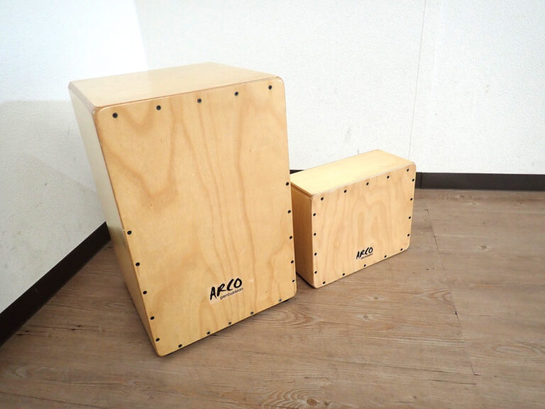 カホン ARCO Percussion アルコ パーカッション 大小2台セット 木製 楽器 打楽器 ボックスドラム 音楽